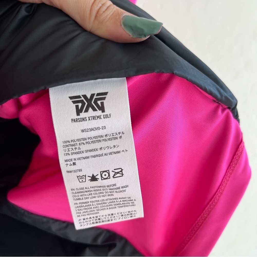 NWT PXG Womens Noble Zip Vest Black Pink Size L - Picture 9 of 10